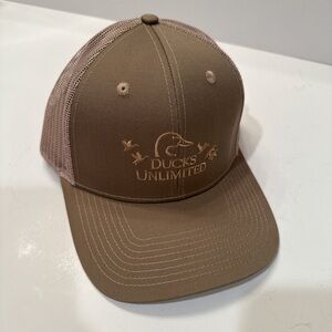 Ducks Unlimited Brown Mesh Cap